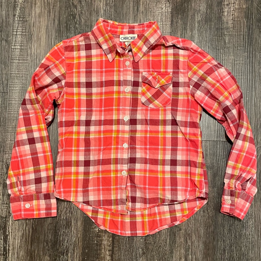 Cherokee Plaid ButtonUp Shirt 6